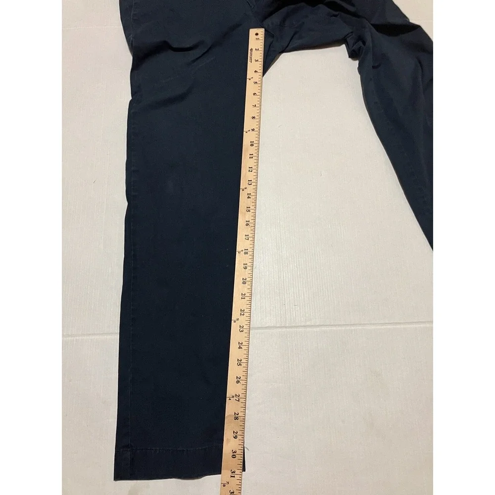 HACKETT LONDON JEANS‎ PURE COTTON IN NAVY Blue Size 32R 32x31 Trousers